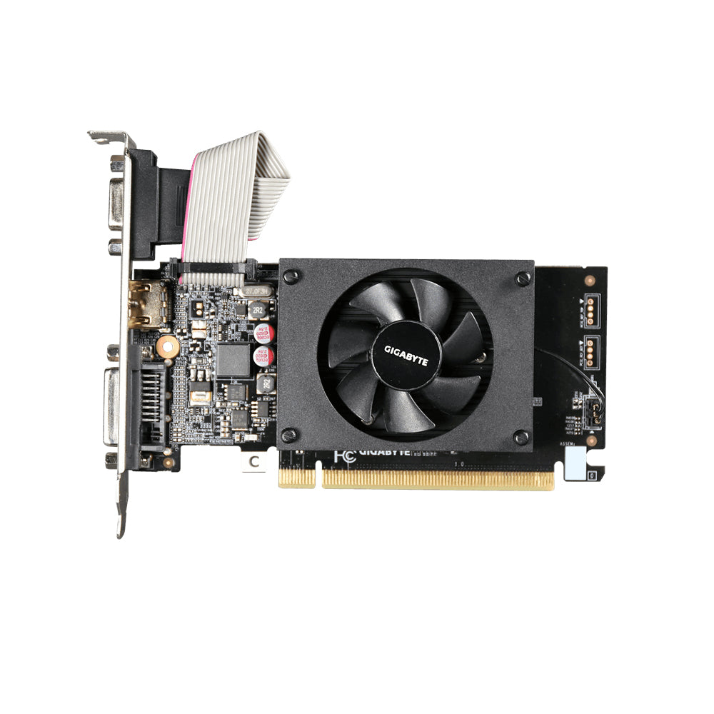 Tarjeta Gráfica Gigabyte NVIDIA GeForce GT 710, 2GB 64-bit GDDR3, PCI Express 2.0