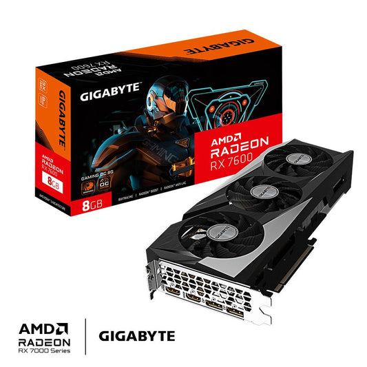 Tarjeta Gráfica Gigabyte AMD Radeon RX 7600 GAMING OC 8G - 8GB 128 bits GDDR6, PCI Express 4.0