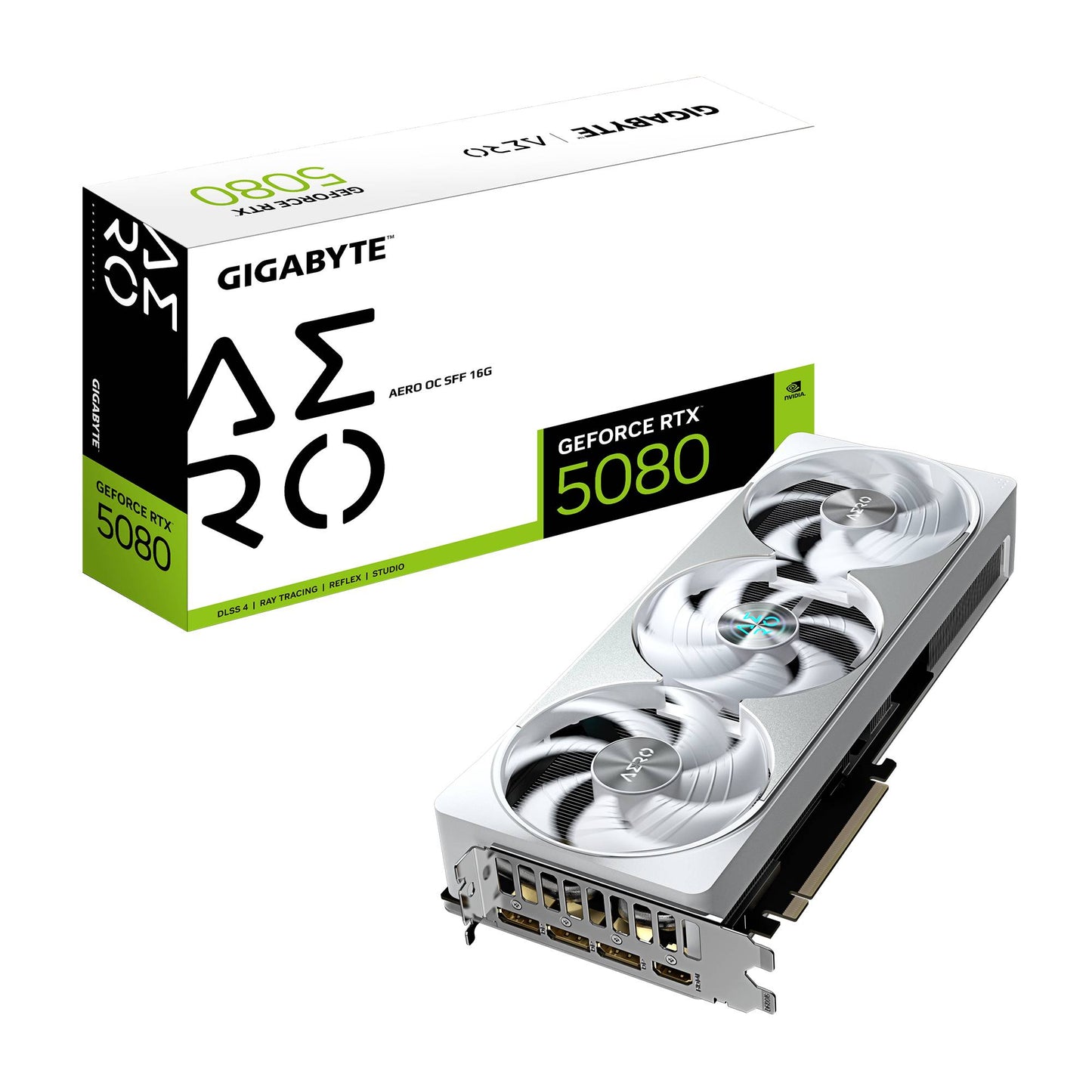 Tarjeta Gráfica Gigabyte NVIDIA GeForce RTX 5080 AERO OC, 16GB 256-bit GDDR7, PCI Express 5.0
