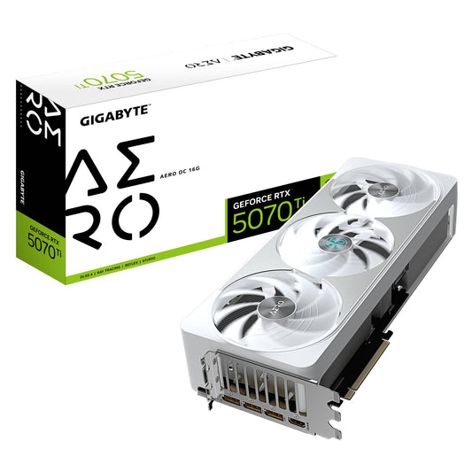 Tarjeta Gráfica Gigabyte NVIDIA GeForce RTX 5070 Ti AERO OC, 16GB 256-bit GDDR7, PCI Express x16 5.0