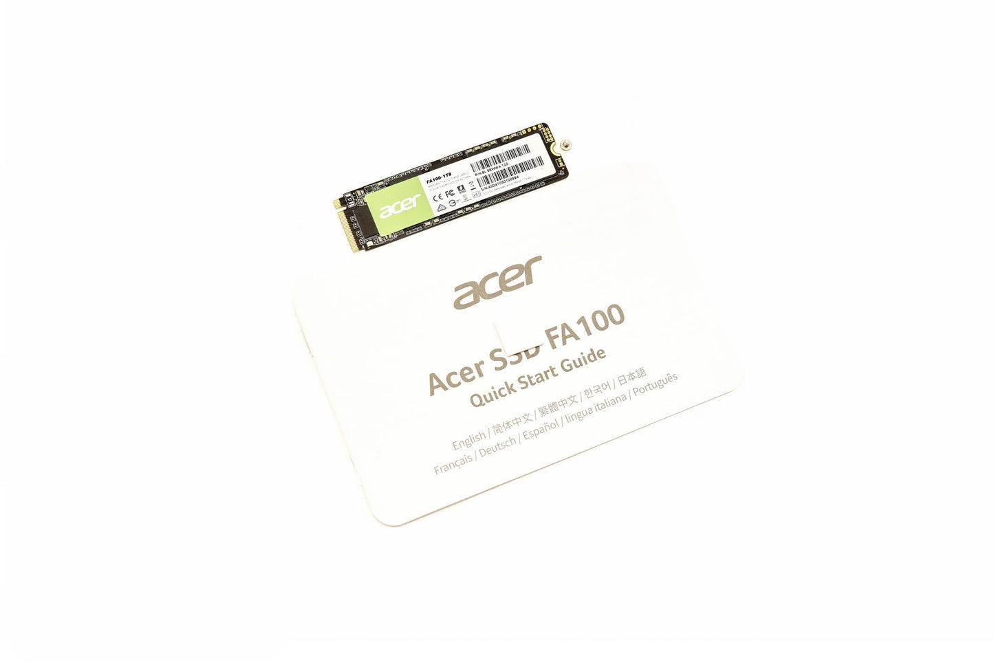 SSD Acer FA100 | 1TB, Velocidad de Lectura 500MB/s