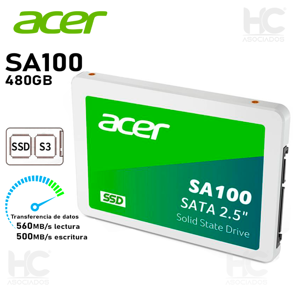 SSD Acer SA100 | 240GB, SATA III 6Gb/s