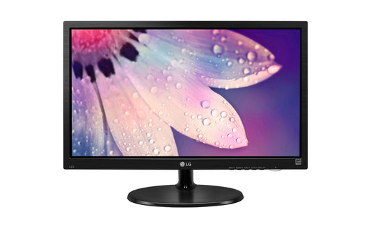 Monitor LCD LG 19M38L-B 19.0" (482.6mm) Class WXGA - Negro - 47cm (18.5") Viewable - Torsión Nemática (TN) - 1366 x 768 - 5ms - 75Hz Refresh Rate - HDMI