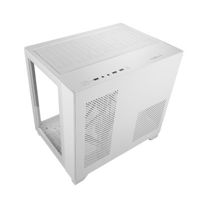 Gabinete Game Factor CSG570, Midi-Tower, ATX/Micro-ATX/Mini-ITX, USB 2.0/3.0, sin Fuente, sin Ventiladores Instalados, Blanco