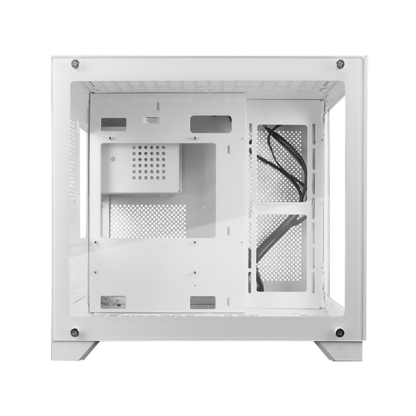 Gabinete Game Factor CSG570, Midi-Tower, ATX/Micro-ATX/Mini-ITX, USB 2.0/3.0, sin Fuente, sin Ventiladores Instalados, Blanco
